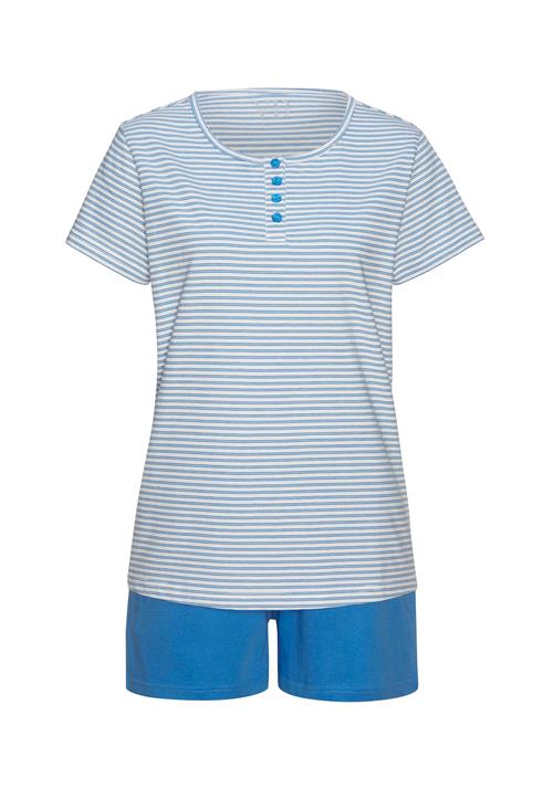 VIVANCE Pyjamas 'Dreams'  blå / hvid