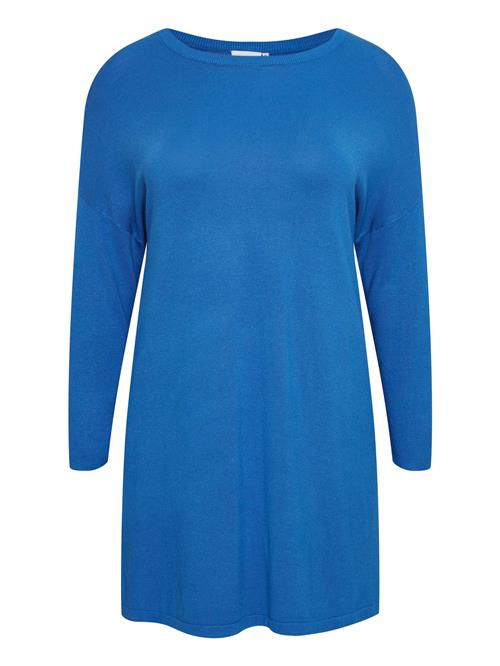 Fransa Curve Strikkjole 'Blume'  blå