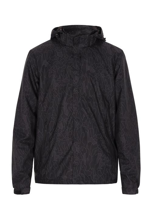 shatter Overgangsjakke  grå / sort