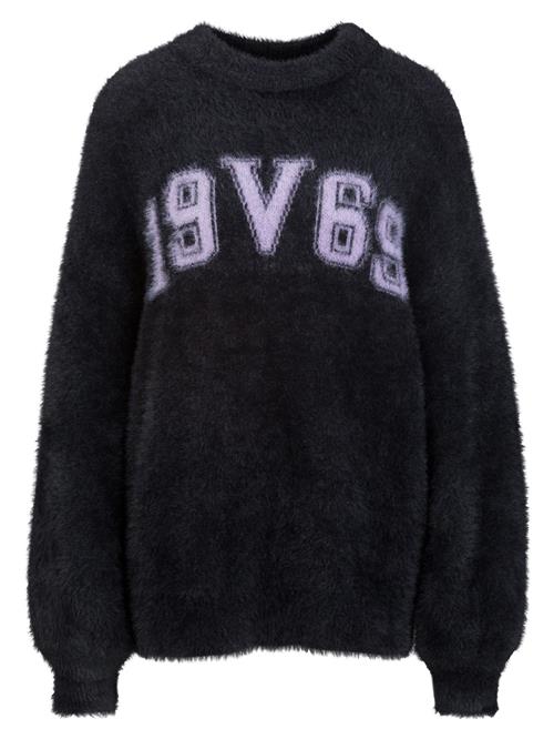 19V69 ITALIA Pullover 'Stella'  lavendel / sort