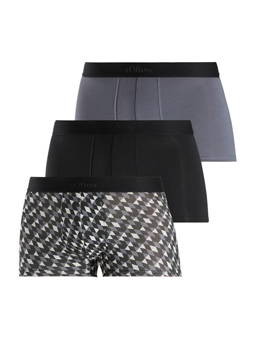 s.Oliver Boksershorts  greige / lysegrå / sort