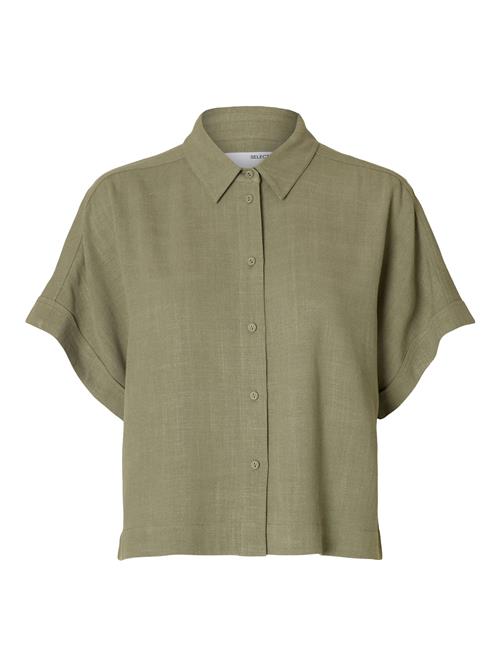 SELECTED Bluse 'SLFViva'  mørkegrøn