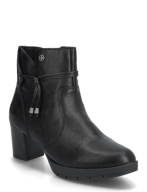 Rieker | Rieker Ladies Mid Height Boots 77667-00 Black | 40