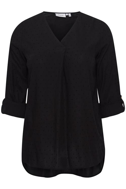 Fransa Curve Bluse 'Coya'  sort