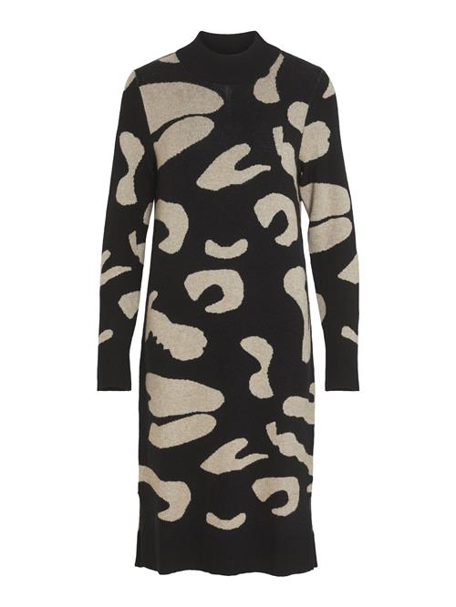 VILA Strikkjole 'VIRil'  nude / sort