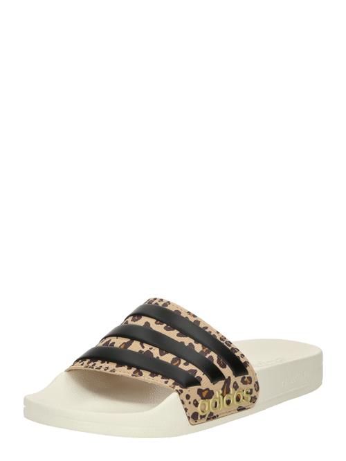 ADIDAS SPORTSWEAR Strand-/badesko 'Adilette Shower'  beige / brun / guld / sort / hvid