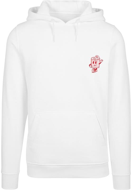 Mister Tee Sweatshirt 'Negroni Please'  kirsebærsrød / hvid