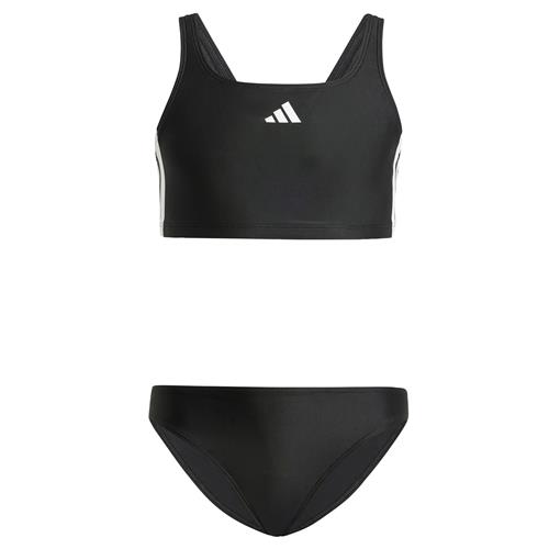 ADIDAS PERFORMANCE Sportsbademode '3-Stripes V-Back Bikini'  sort / hvid