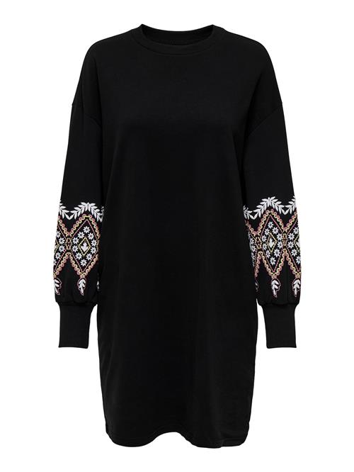 ONLY Kjole 'ONLBrooke'  orange / sort / hvid