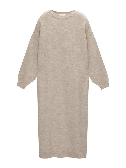 Pull&Bear Strikkjole  sand