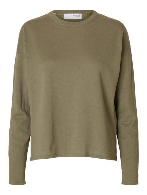 SELECTED Pullover 'SLFLaura'  oliven