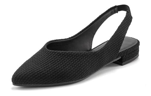 LASCANA Ballerinasko med rem  sort