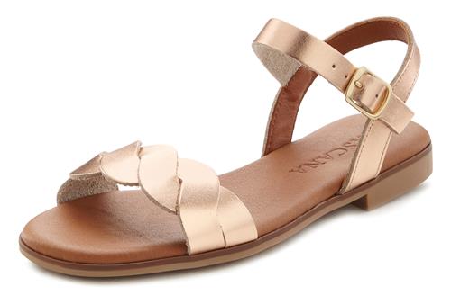 LASCANA Sandaler  lysebrun