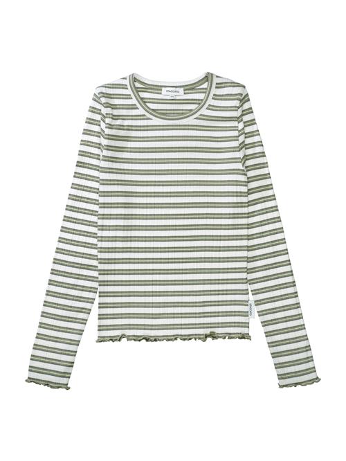 STACCATO Bluser & t-shirts  grøn / mørkegrøn / offwhite