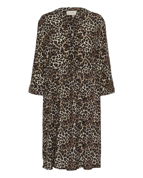 Cream Blusekjole  beige / brun / sort