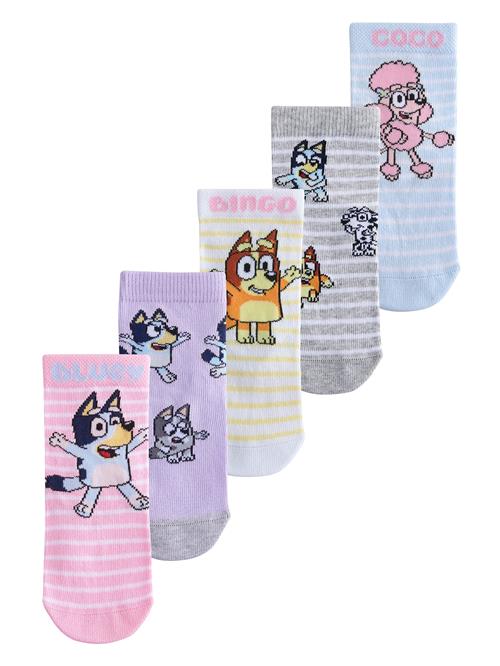 Next Sokker  lyseblå / pastelgul / grå / lilla / lyserød