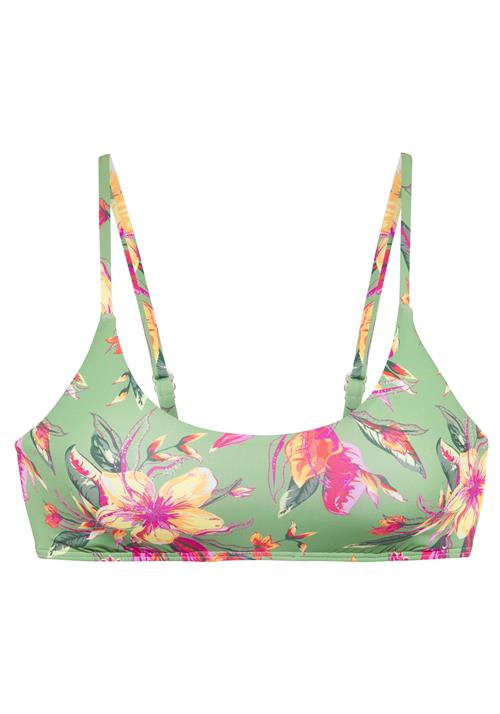 LASCANA Bikinioverdel 'Malia'  gul / grøn / lysegrøn / pink