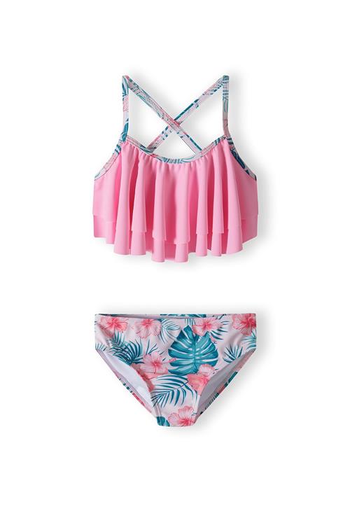 MINOTI Bikini  smaragd / koral / lys pink