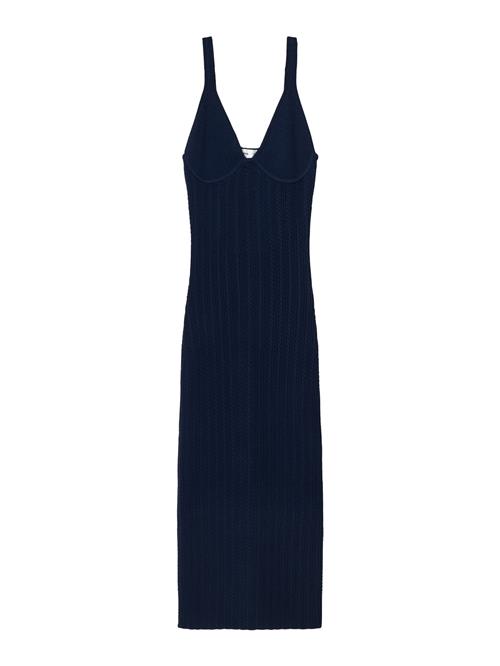 Bershka Strikkjole  navy