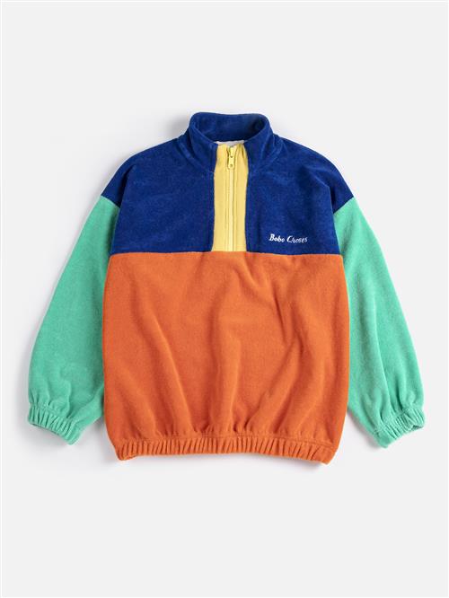 Bobo Choses Bobo Choses Color Block Sweatshirt Multicolor  Multicolor 6-7 Y  Orange.  6-7 år  mand