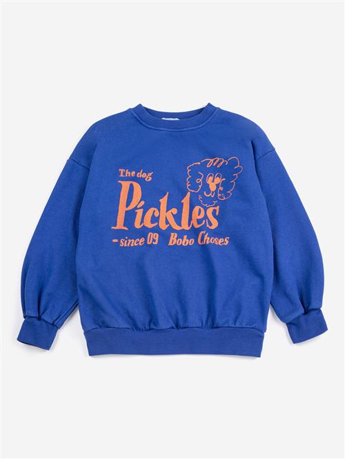 Bobo Choses Pickles The Dog Sweatshirt Midnight Blue  Midnight Blue 2-3 Y  Blå  2-3 år  mand