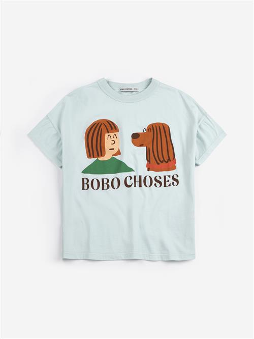 Bobo Choses Friends In A Pickle T-shirt Light Blue  Light Blue 4-5 Y  Blå  4-5 år  mand