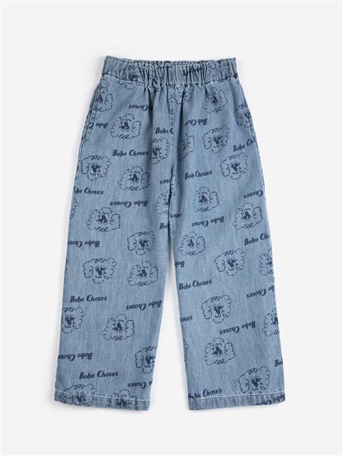 Bobo Choses Pickles The Dog All Over Denim-bukser Prussian Blue  Prussian Blue 6-7 Y  Blå  6-7 år  mand
