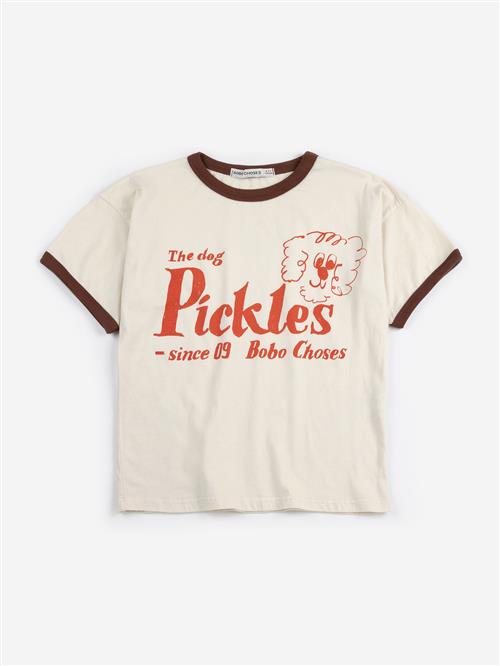Bobo Choses Pickles The Dog T-shirt Offwhite  Offwhite 6-7 Y  Hvid  6-7 år  mand