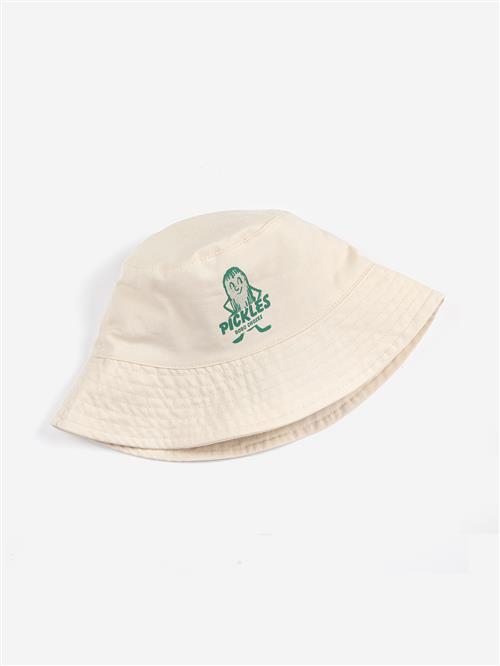 Bobo Choses Bobo Choses Pickles Reversible Bucket Hat Offwhite  Offwhite 52 cm  Hvid  52 cm  mand