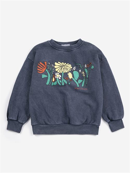 Bobo Choses Color Herbalist Sweatshirt Navy Blue  Navy Blue 8-9 Y  Marineblå  8-9 år  mand