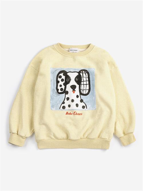 Bobo Choses Van Dog Sweatshirt Yellow  Yellow 6-7 Y  Gul  6-7 år  mand