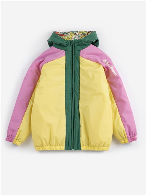 Bobo Choses Color Herbalist All Over Vendbar Letvægtsanorak Multicolor  Multicolor 4-5 Y  Gul  4-5 år  mand