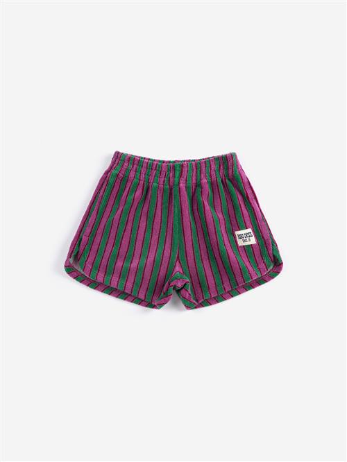 Bobo Choses Shorts Af Frotté Purple  Purple 8-9 Y  Lilla  8-9 år  mand
