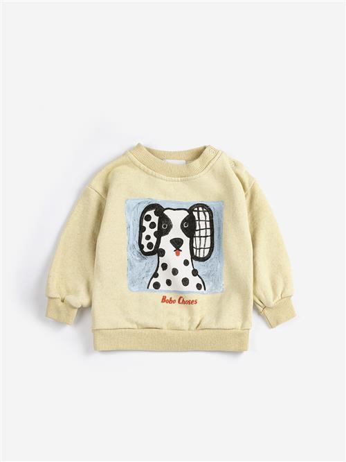 Bobo Choses Van Dog Sweatshirt Yellow  Yellow 2 Y  Gul  2 år  unisex