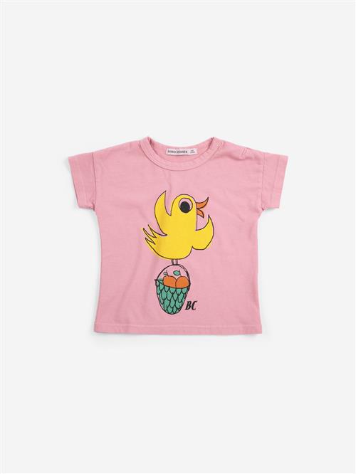 Bobo Choses Flying Oranges T-shirt Pink  Pink 12 months  Lyserød  12 måneder  kvinde