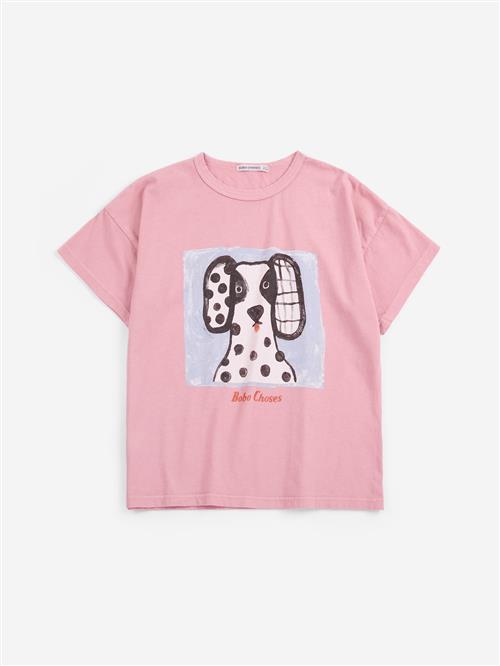 Bobo Choses Van Dog T-shirt Pink  Pink 4-5 Y  Lyserød  4-5 år  kvinde