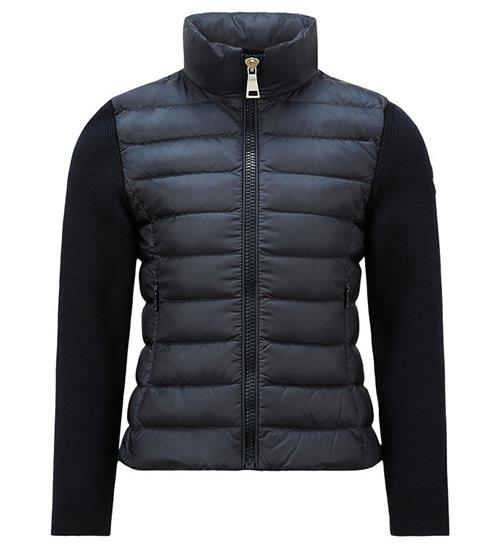 Moncler Cardigan - Uld/Dun - Navy