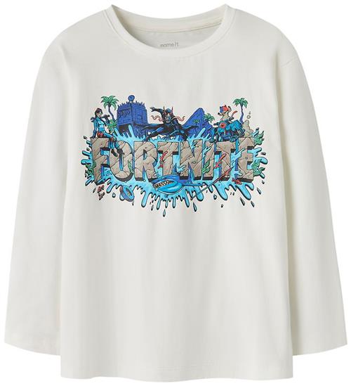 Se Name It bluse - NkmOxen - Fortnite - Cloud Dancer hos KidsWorld