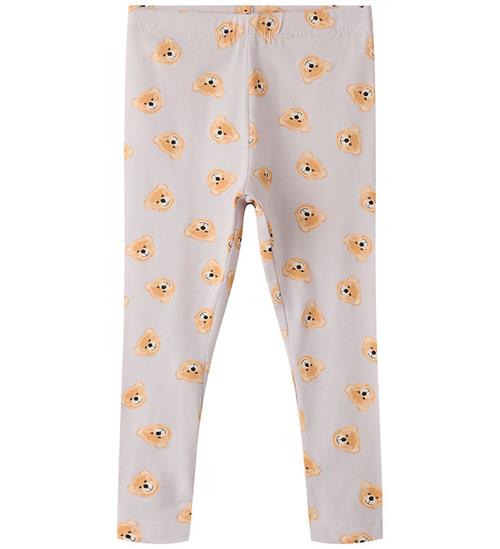 Name It Leggings - NmfVivian - Lilac Marble/Teddy Bears