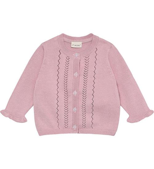 Fixoni Cardigan - Strik - Bleached Mauve
