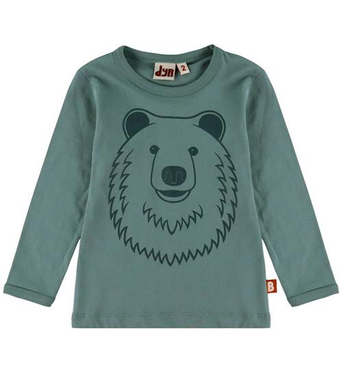 DYR-Cph Bluse - Dyrshedding - Blue Grey Outline Bjørn