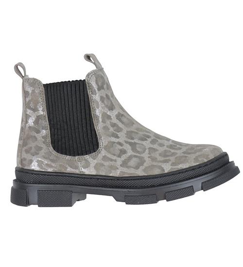 Angulus Vinterstøvler - Chelsea - Silver Leo/Black