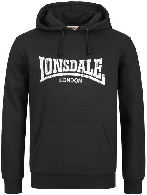 LONSDALE Sweatshirt 'Wolterton'  sort / hvid