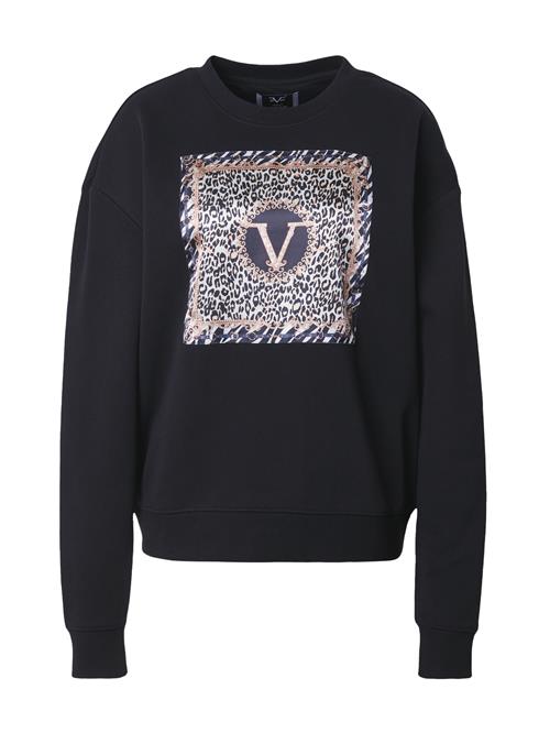 19V69 ITALIA Sweatshirt 'Bonnie Gold'  navy / guld / sort / hvid
