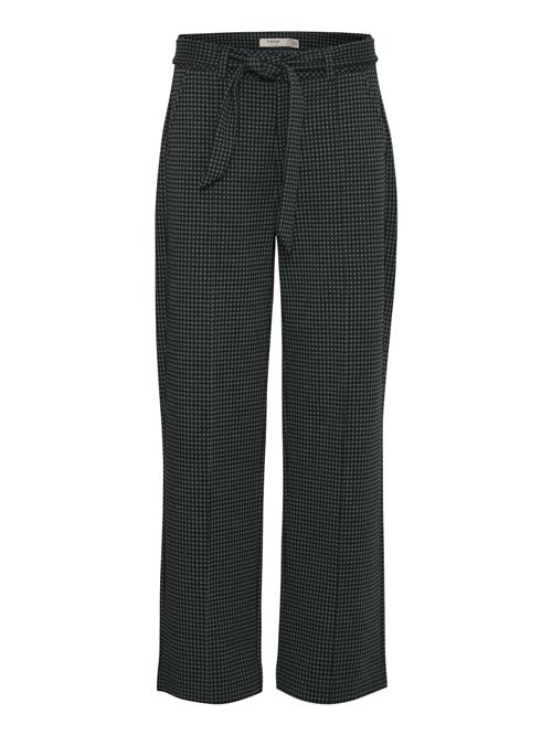 Fransa Bukser med fals 'Blenda'  smaragd / sort