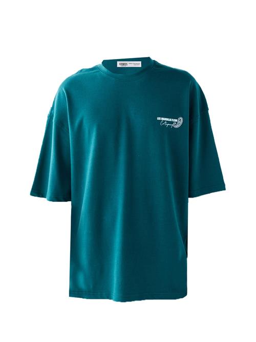 VAMOS CLO Bluser & t-shirts  petroleum / hvid