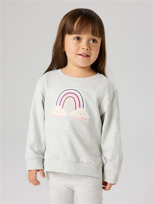 NAME IT Sweatshirt Bissine Light Grey Melange