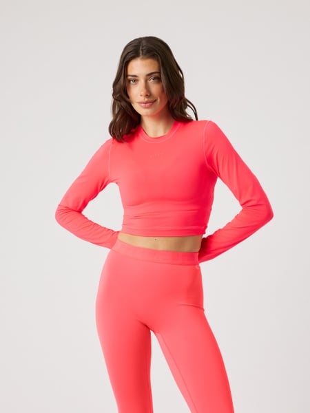 Björn Borg Studio Soft Cropped Longsleeve Pink, S