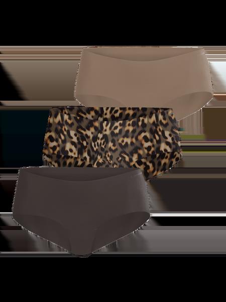 Björn Borg Invisible Hipsters 3-pack Brun, XXL