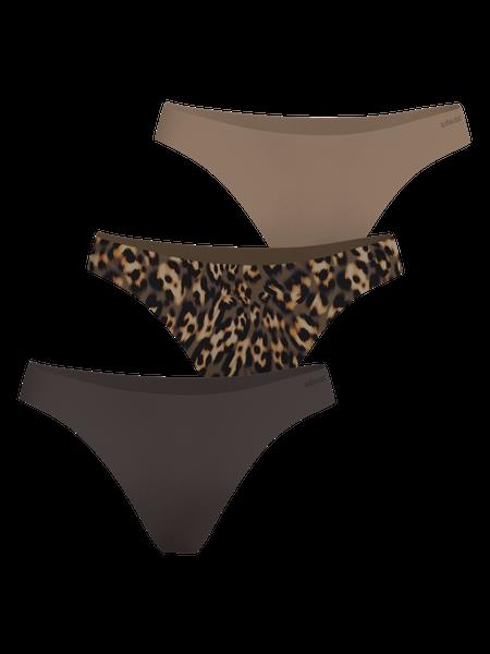 Björn Borg Invisible Thongs 3-pack Brun, S